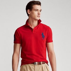 POLO RALPH LAUREN Mesh Big Pony Player Polo Shirt Ages 18-20